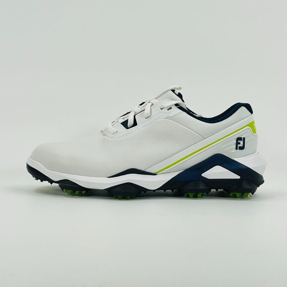 FootJoy Tour Alpha Golf 'White Navy Green' 55536 size 8 - Picture 4 of 8